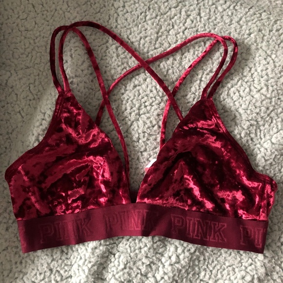 PINK Victoria's Secret Other - PINK Victoria’s Secret velvet bralette